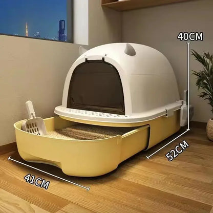 Semi-open Litter Box