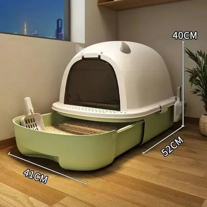 Semi-open Litter Box