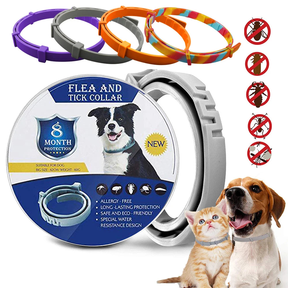 8 Month Protection Flea & Tick Collar Insect Prevention