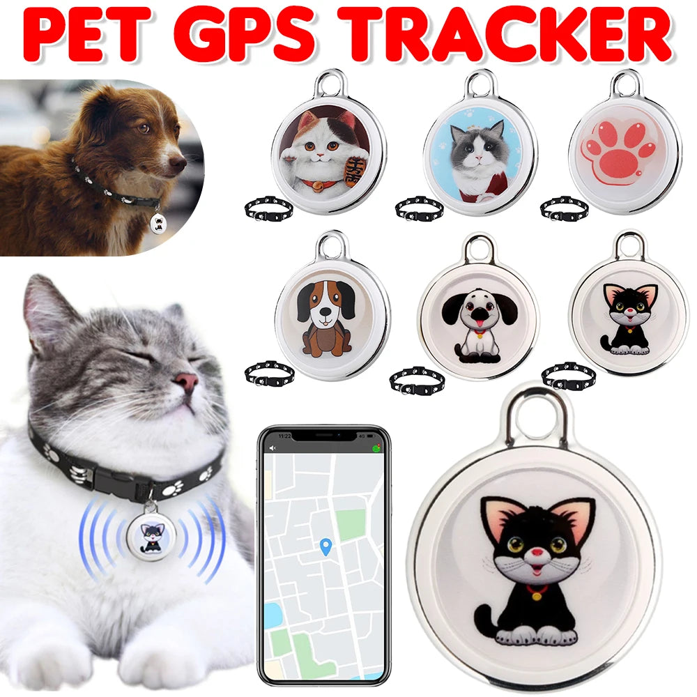 Pet Anti-Lost GPS Tracker Dog Gps Collar Real-Time Global Tracking Device Bluetooth-compatible