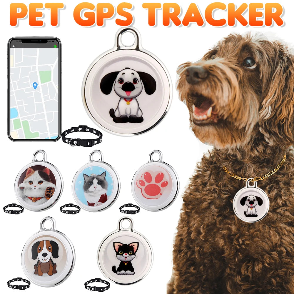 Pet Anti-Lost GPS Tracker Dog Gps Collar Real-Time Global Tracking Device Bluetooth-compatible